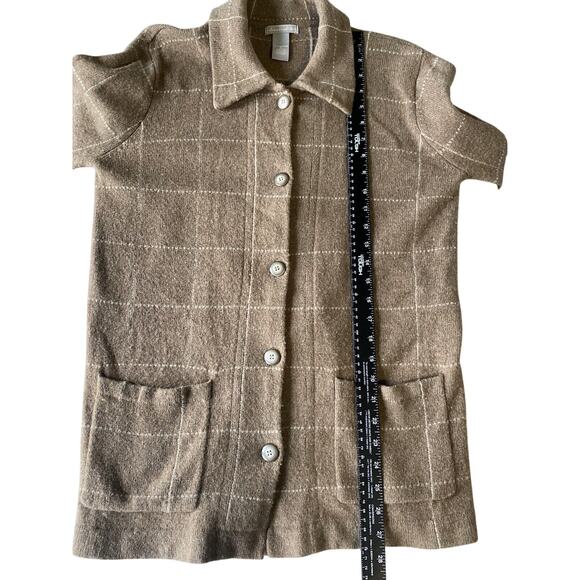 Womens Cardigan Size Small Lambswool Casual Grandma Core Preppy Office Sweater - Picture 7 of 9